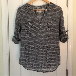 Anthropologie Holding Horses printed button down